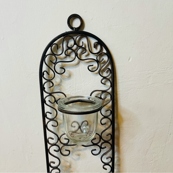Metal Hanging Candle Holder - Picture 2 of 6